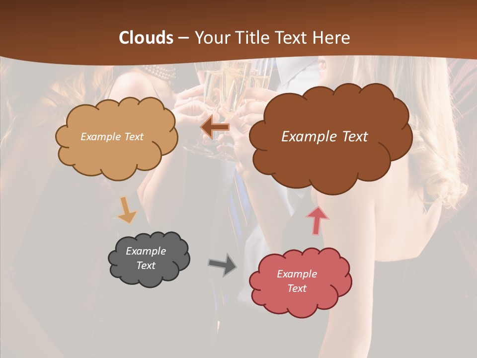 Posh Champagne Alcohol PowerPoint Template