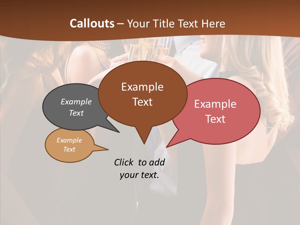 Posh Champagne Alcohol PowerPoint Template