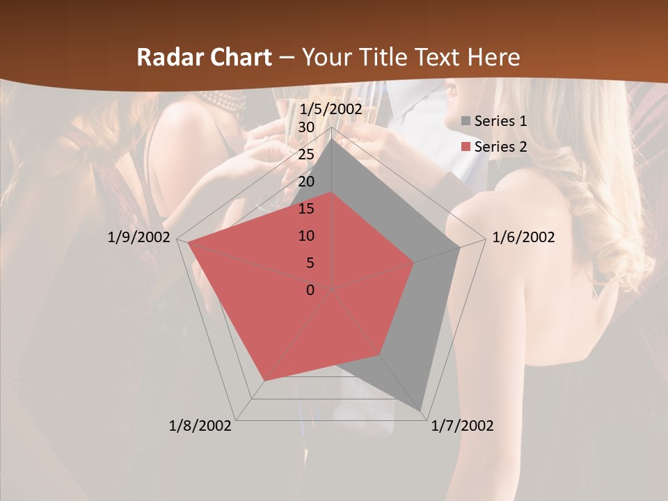 Posh Champagne Alcohol PowerPoint Template