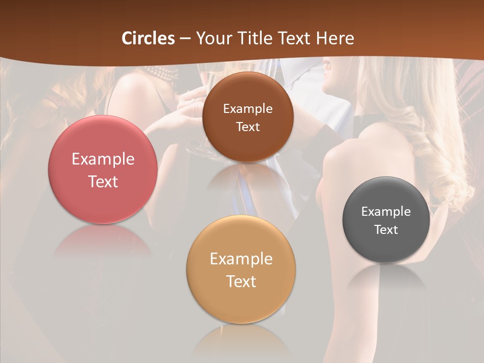 Posh Champagne Alcohol PowerPoint Template