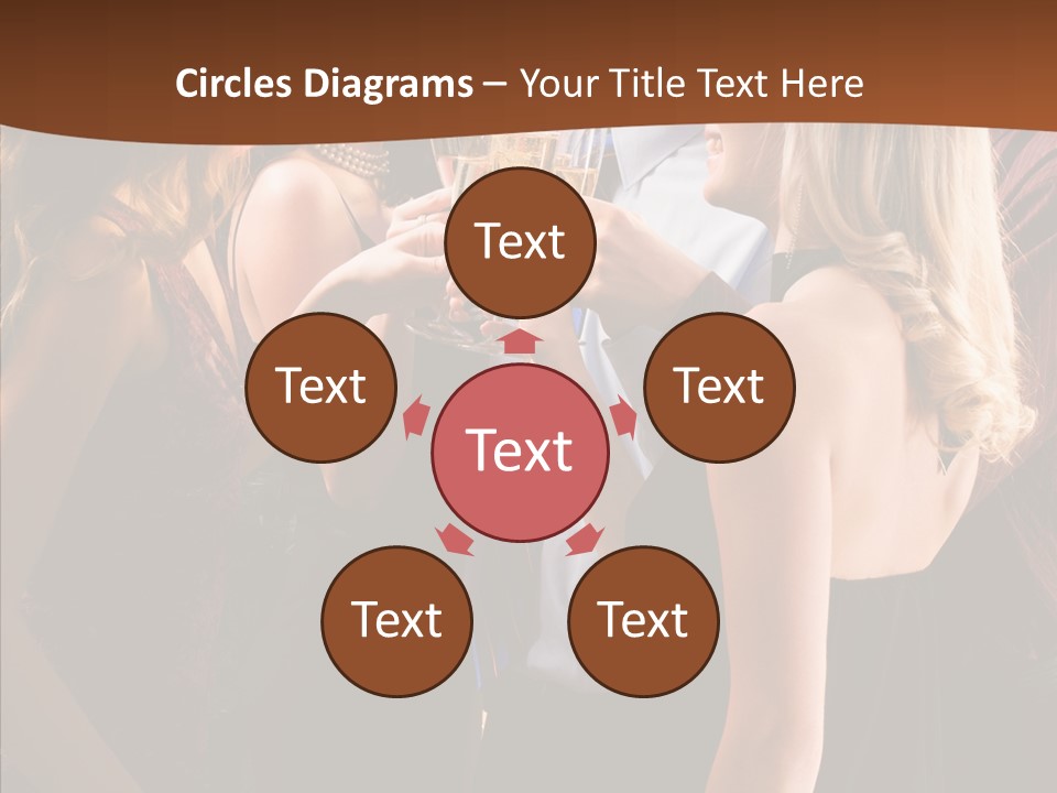 Posh Champagne Alcohol PowerPoint Template