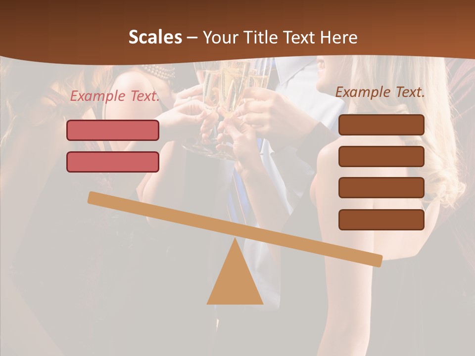 Posh Champagne Alcohol PowerPoint Template