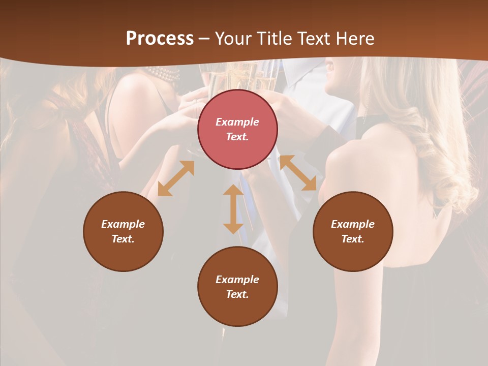 Posh Champagne Alcohol PowerPoint Template