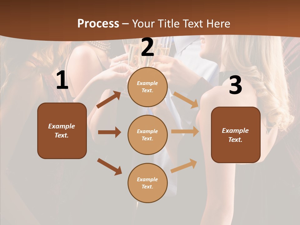 Posh Champagne Alcohol PowerPoint Template