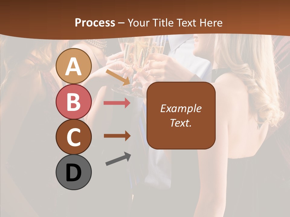 Posh Champagne Alcohol PowerPoint Template