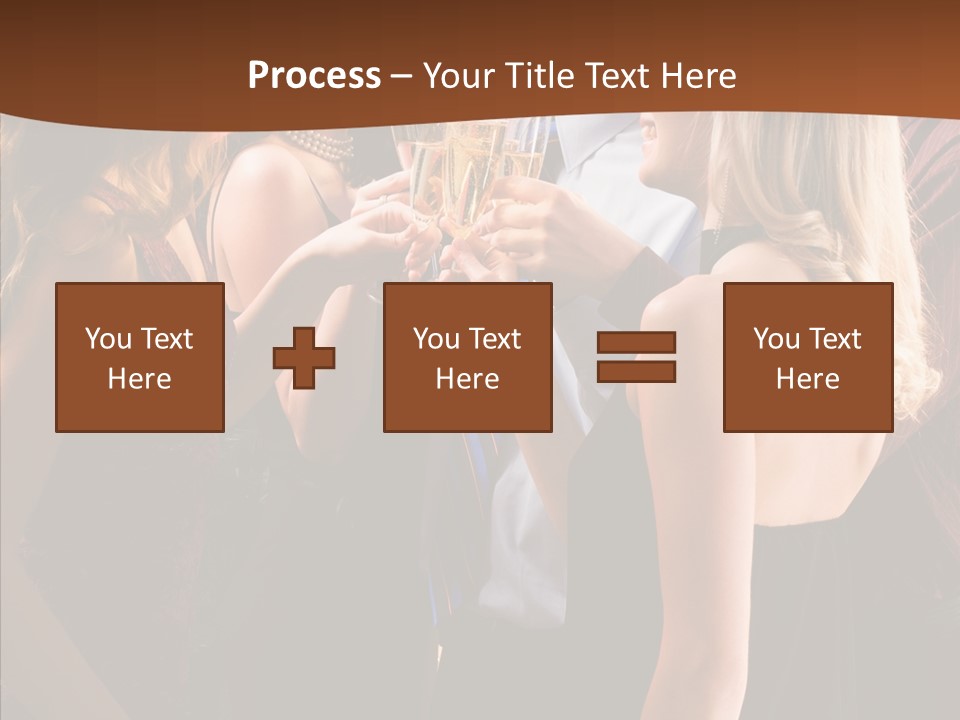 Posh Champagne Alcohol PowerPoint Template