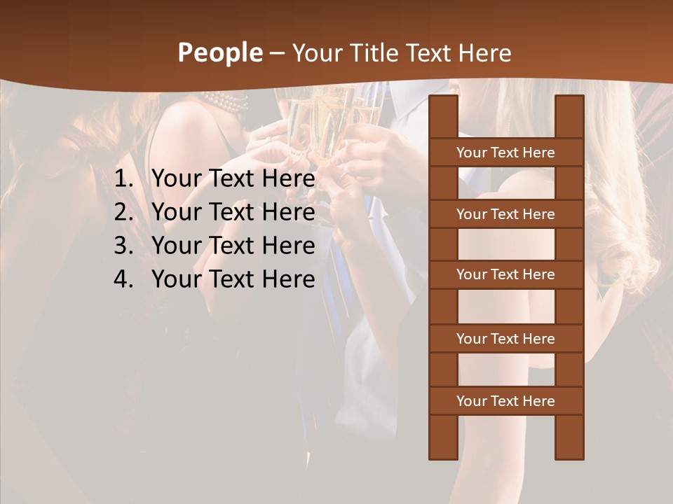 Posh Champagne Alcohol PowerPoint Template