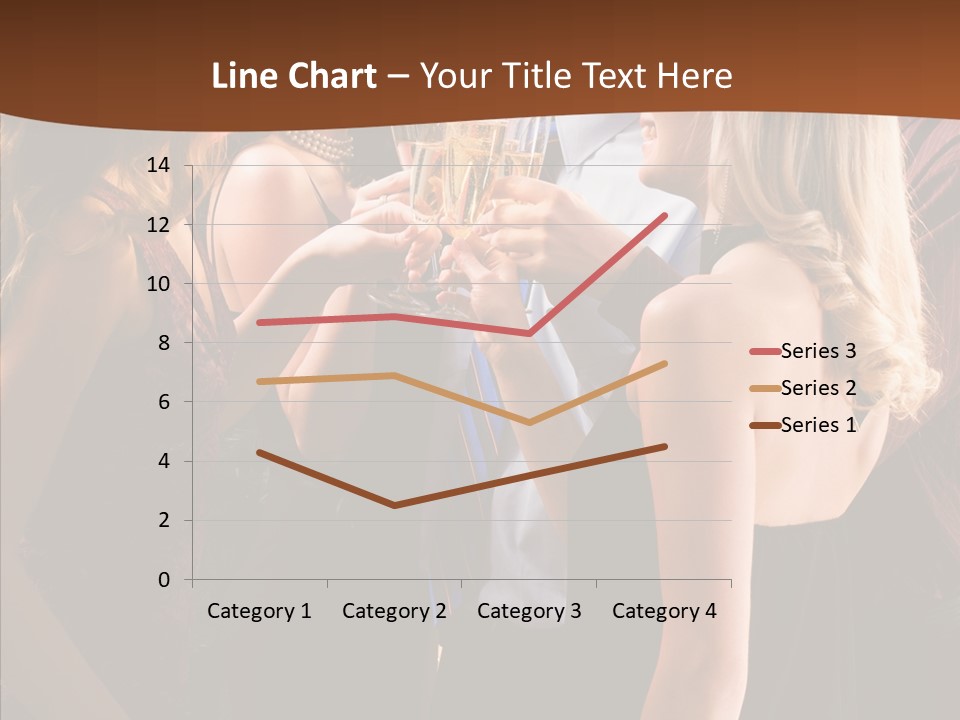 Posh Champagne Alcohol PowerPoint Template