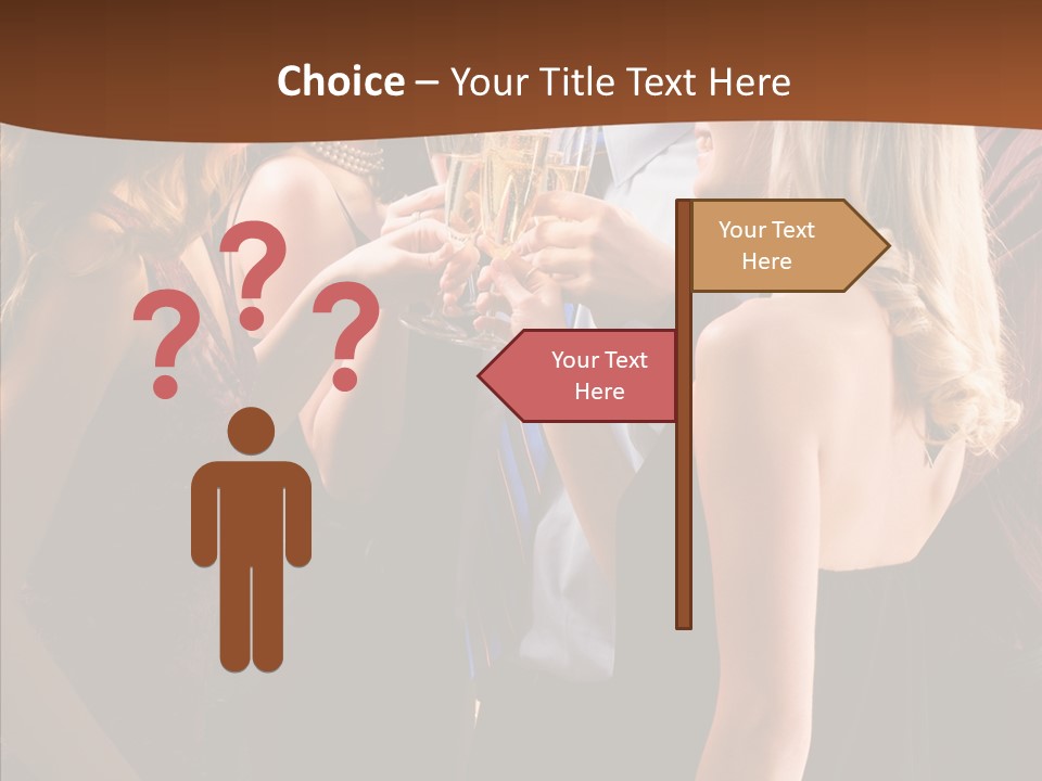 Posh Champagne Alcohol PowerPoint Template