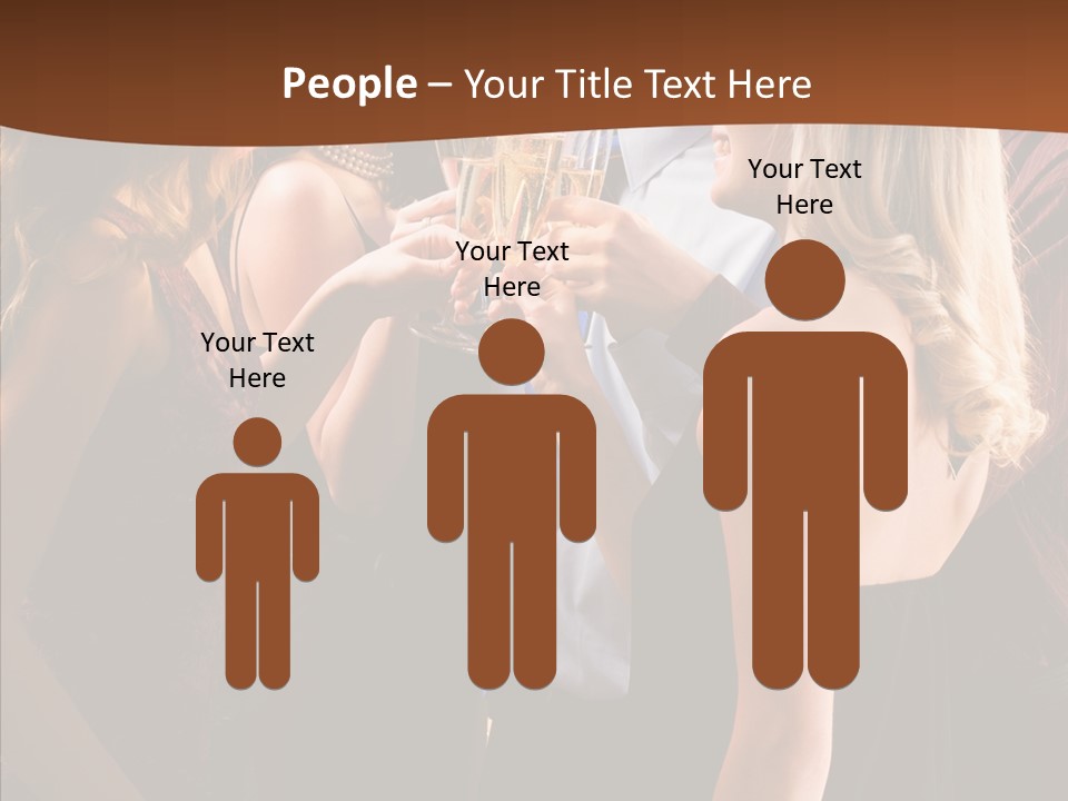 Posh Champagne Alcohol PowerPoint Template