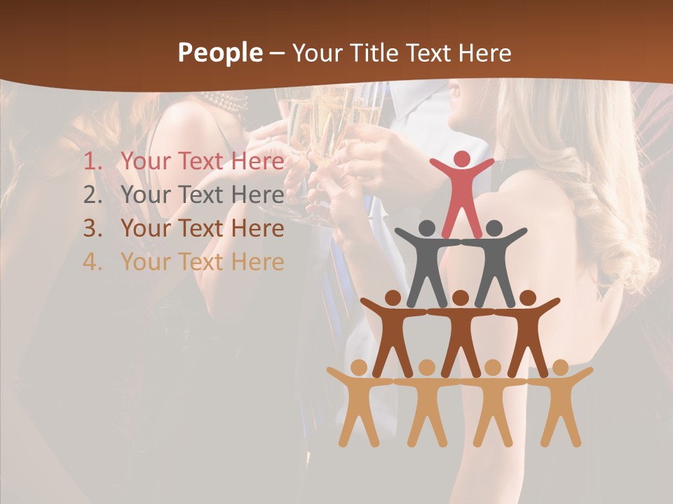 Posh Champagne Alcohol PowerPoint Template