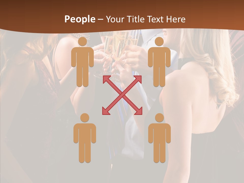 Posh Champagne Alcohol PowerPoint Template