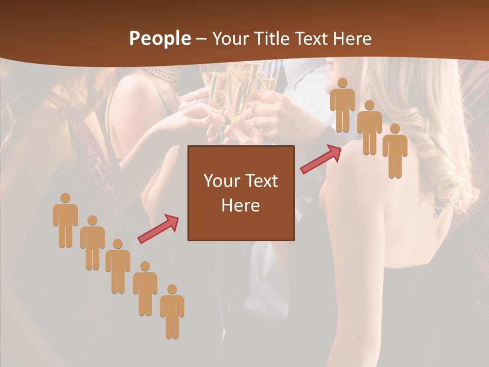 Posh Champagne Alcohol PowerPoint Template