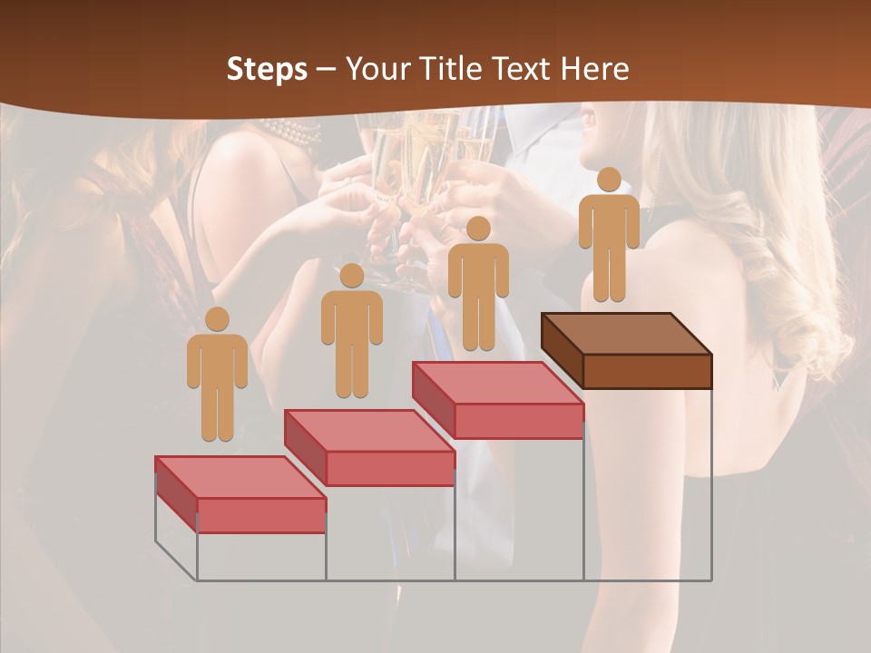 Posh Champagne Alcohol PowerPoint Template