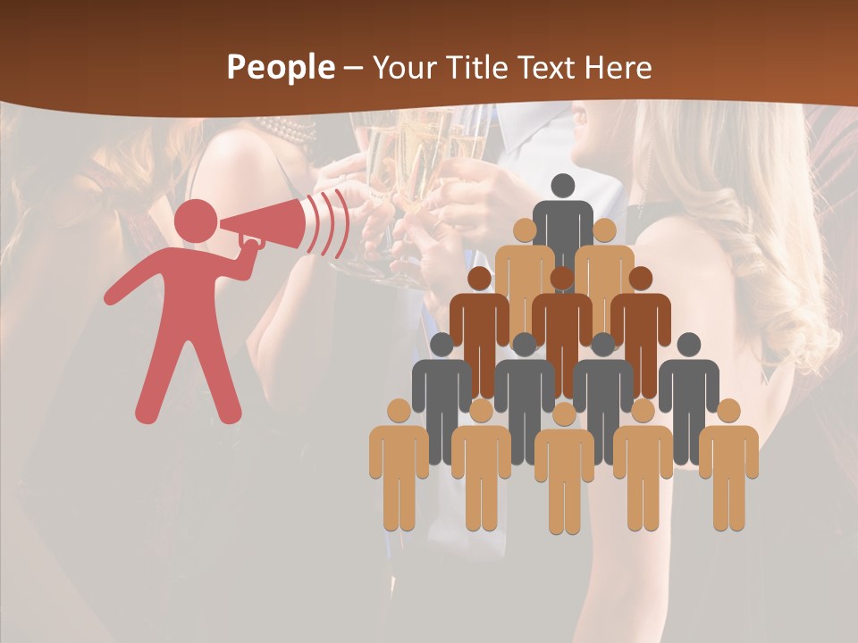 Posh Champagne Alcohol PowerPoint Template