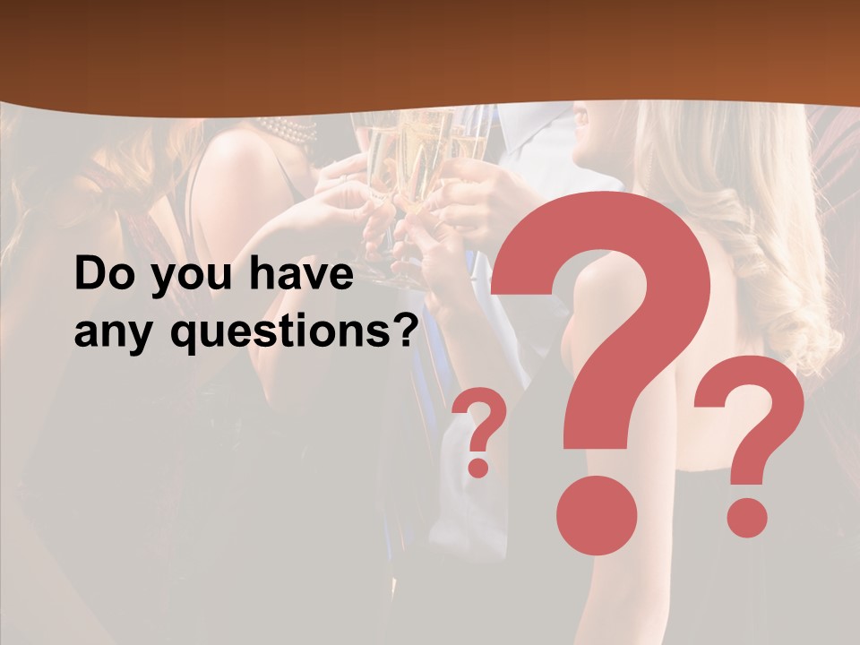 Posh Champagne Alcohol PowerPoint Template