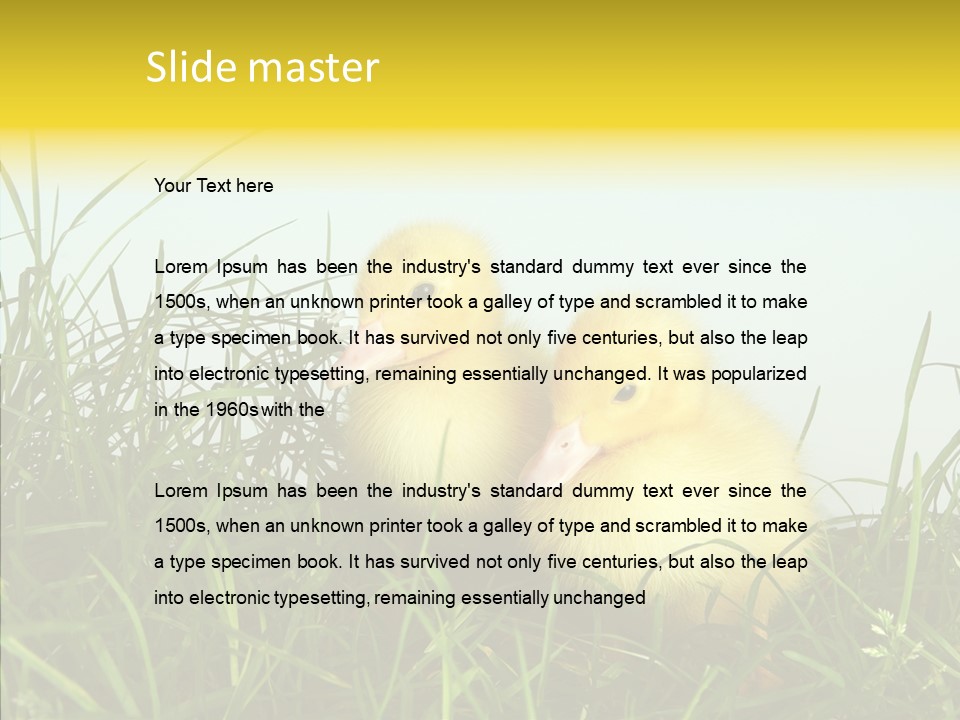 Little Holiday Wings PowerPoint Template