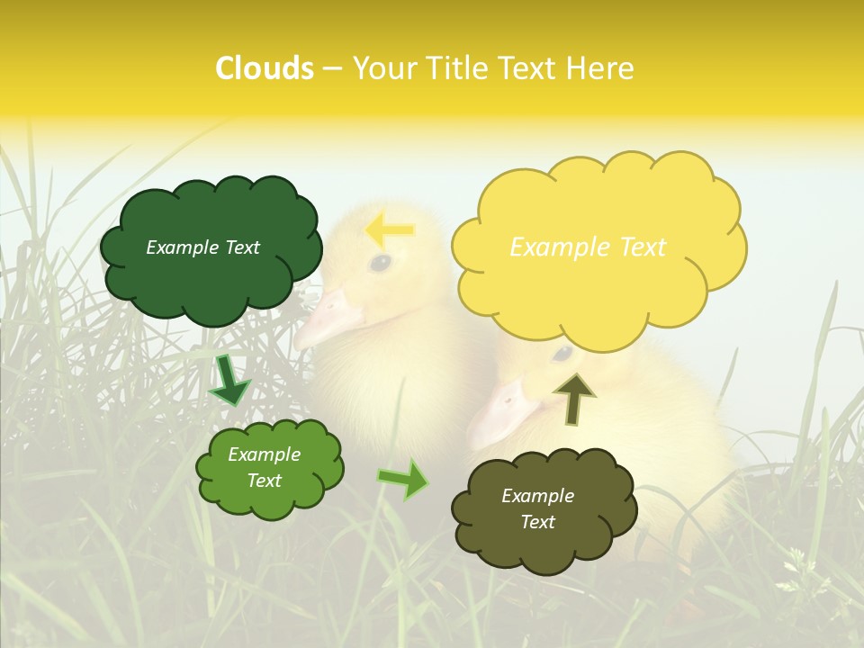 Little Holiday Wings PowerPoint Template