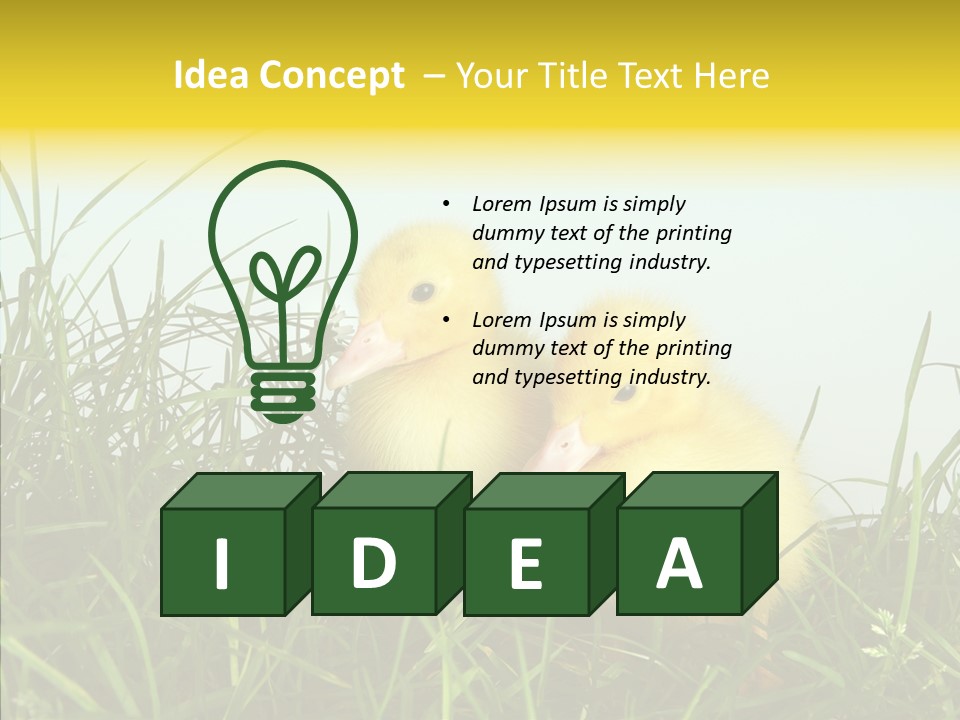 Little Holiday Wings PowerPoint Template