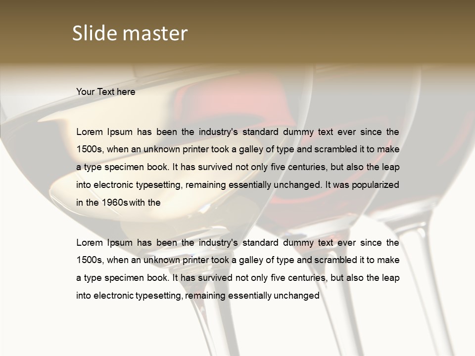 Ros Crystal Studio Shot PowerPoint Template