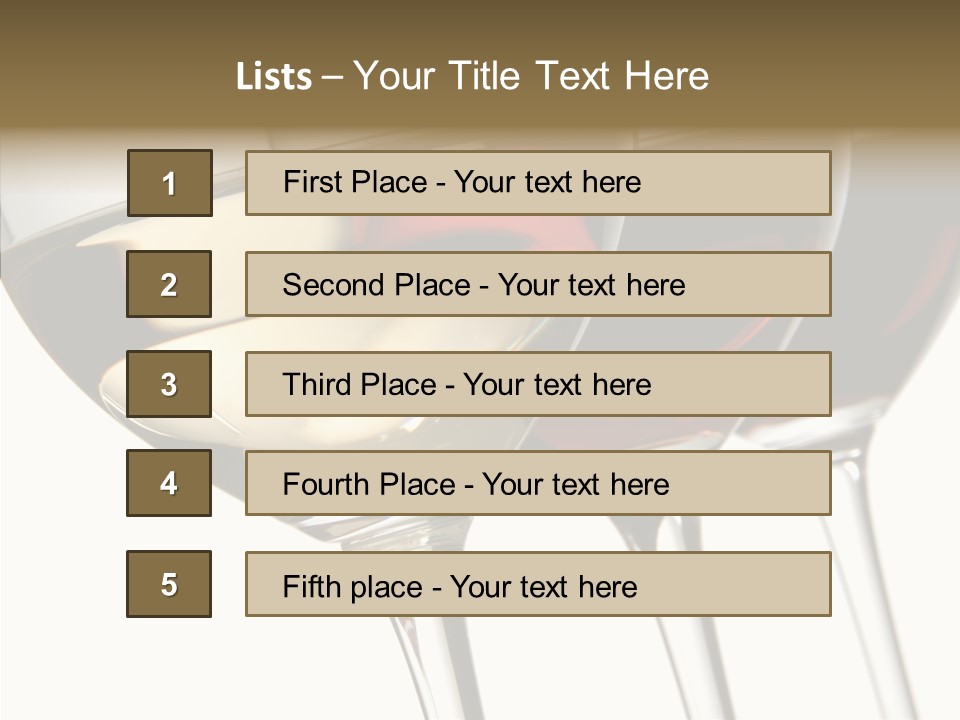 Ros Crystal Studio Shot PowerPoint Template