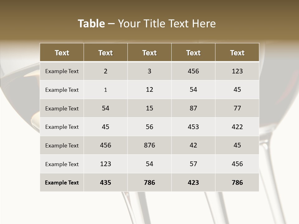 Ros Crystal Studio Shot PowerPoint Template