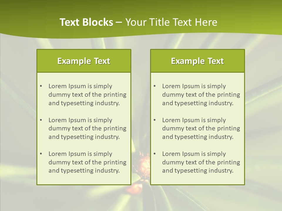 Sprig Xmas Summer PowerPoint Template