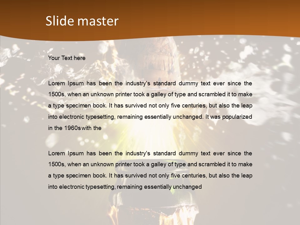 New Recreation Blue PowerPoint Template