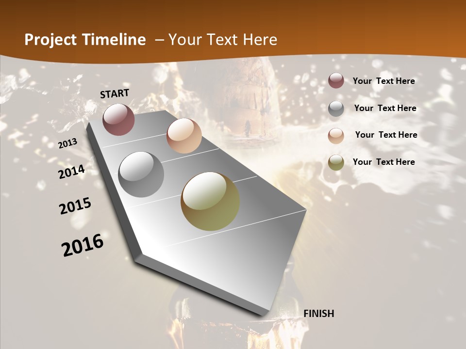 New Recreation Blue PowerPoint Template