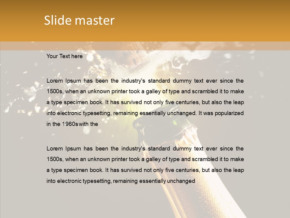 New Recreation Blue PowerPoint Template