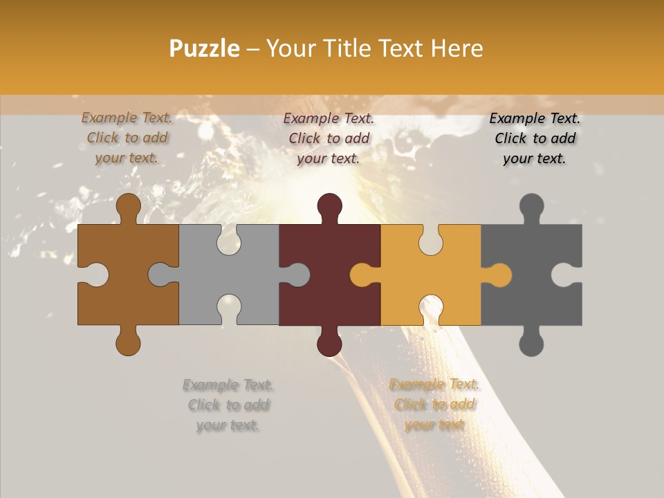 New Recreation Blue PowerPoint Template