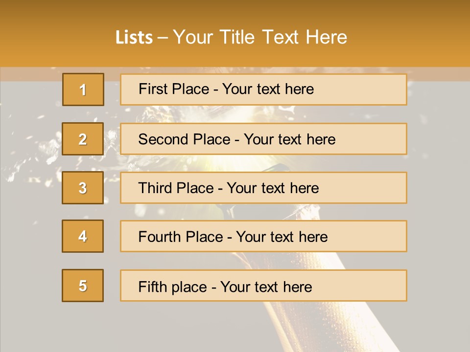 New Recreation Blue PowerPoint Template