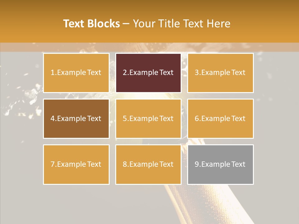 New Recreation Blue PowerPoint Template