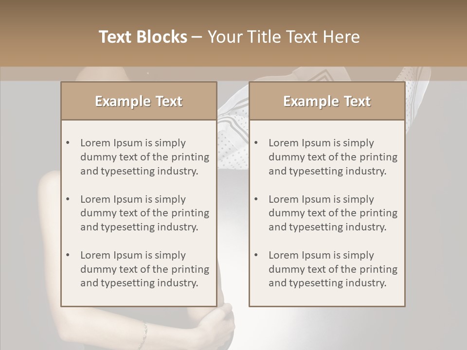 Brunette France Seductress PowerPoint Template