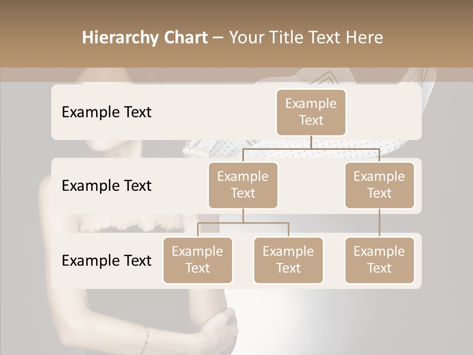 Brunette France Seductress PowerPoint Template