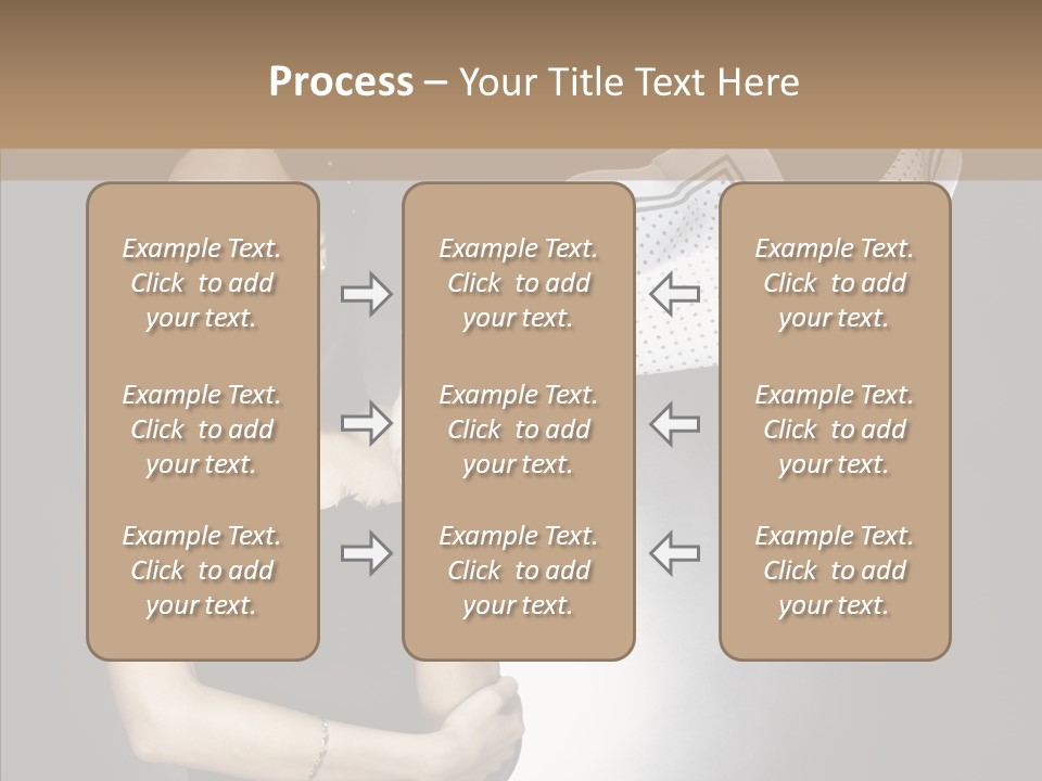 Brunette France Seductress PowerPoint Template