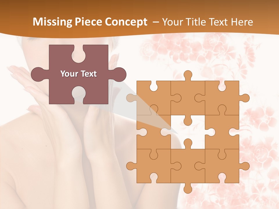 Body Wellbeing Towel PowerPoint Template