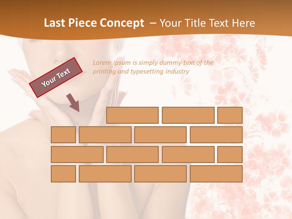 Body Wellbeing Towel PowerPoint Template