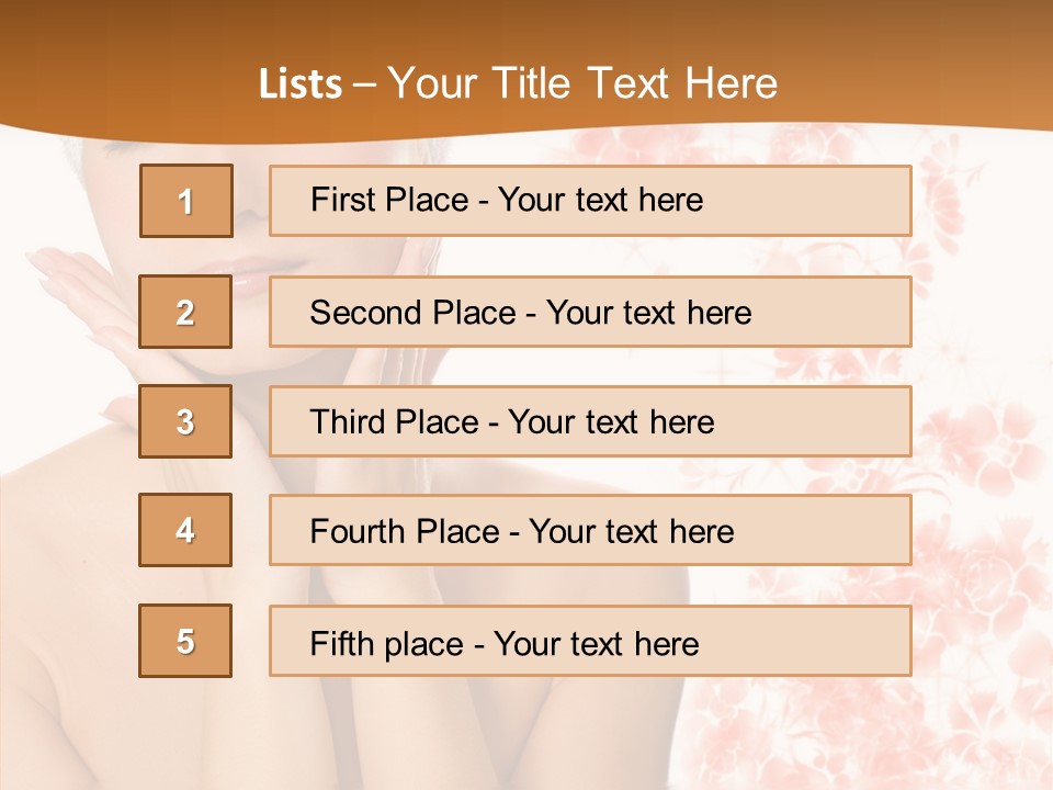 Body Wellbeing Towel PowerPoint Template