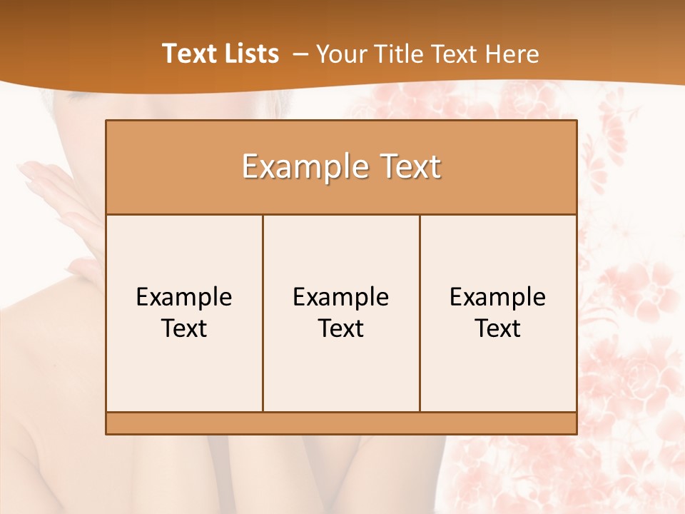 Body Wellbeing Towel PowerPoint Template