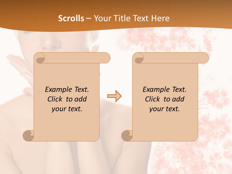 Body Wellbeing Towel PowerPoint Template
