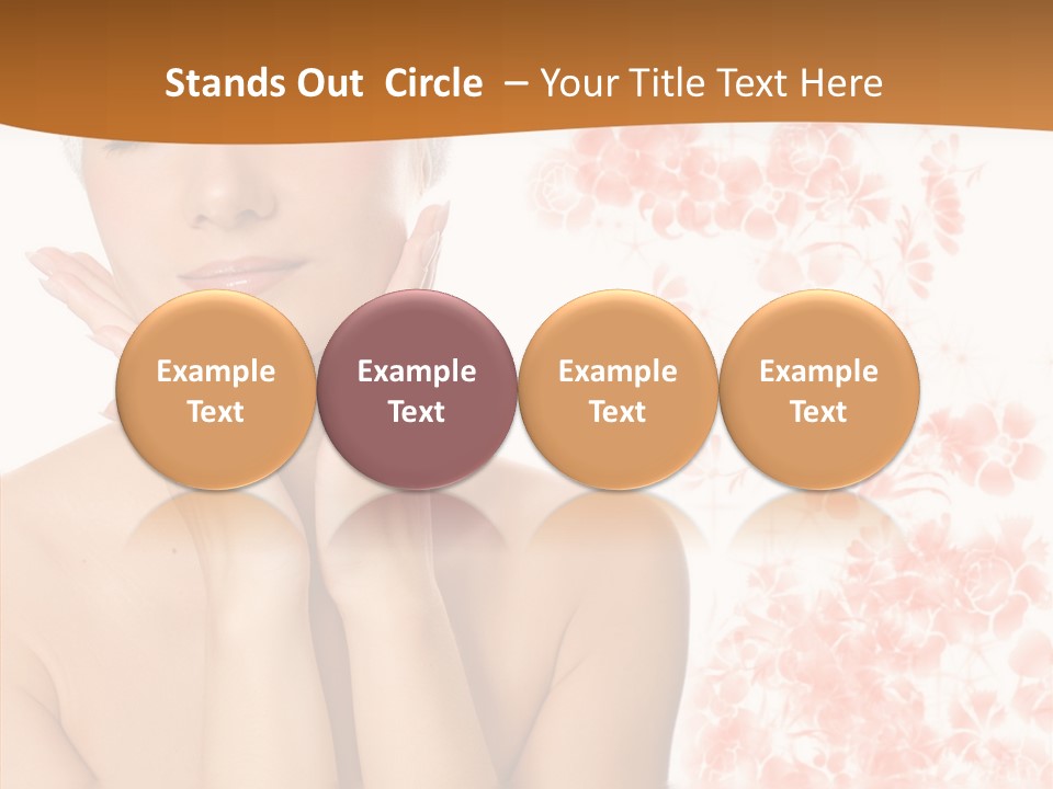 Body Wellbeing Towel PowerPoint Template