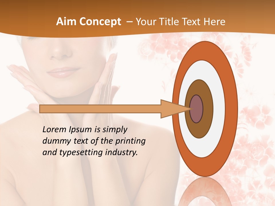 Body Wellbeing Towel PowerPoint Template