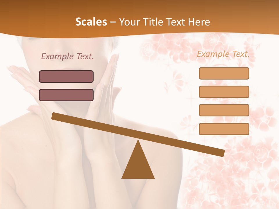 Body Wellbeing Towel PowerPoint Template