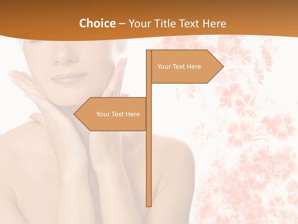 Body Wellbeing Towel PowerPoint Template