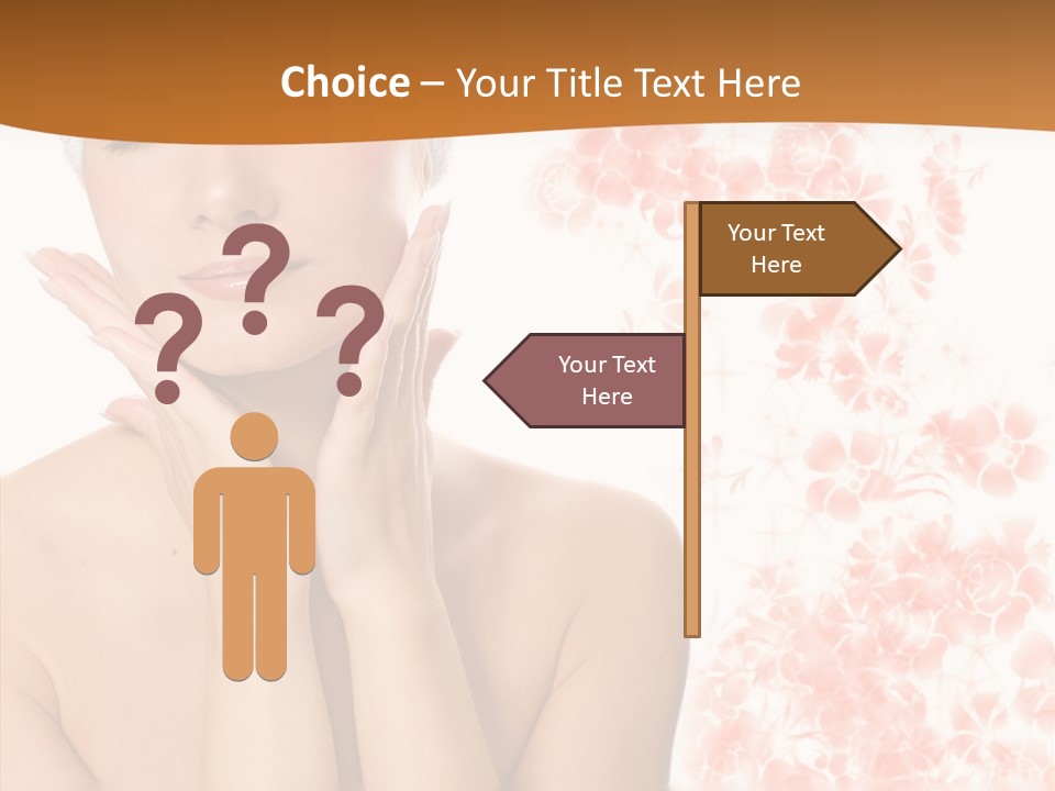 Body Wellbeing Towel PowerPoint Template