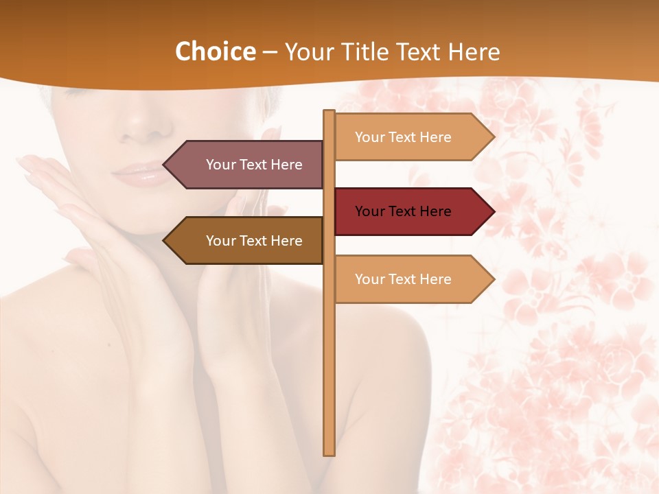 Body Wellbeing Towel PowerPoint Template