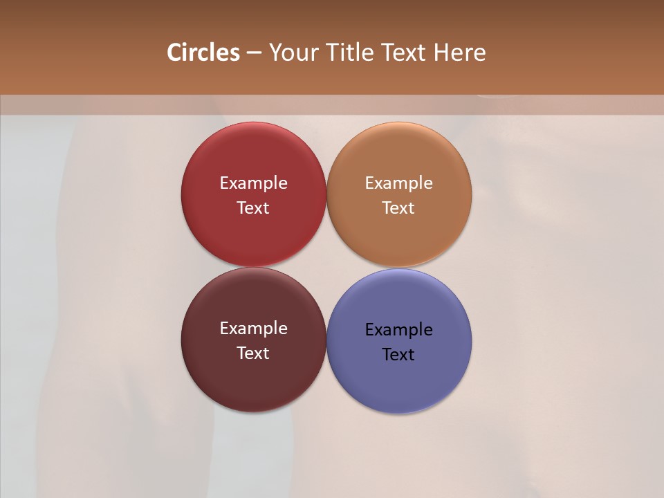 Naked Athletic Hunk PowerPoint Template