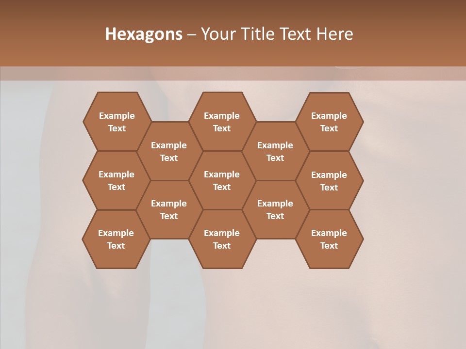 Naked Athletic Hunk PowerPoint Template