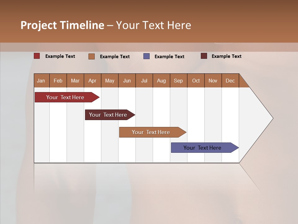 Naked Athletic Hunk PowerPoint Template